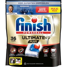 finish Ultimate Plus Maxipack Fresh 36 Caps - 439 g