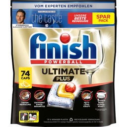 finish Ultimate Plus Sparpack Citrus 74 Caps - 902 g