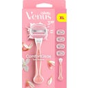 Venus Lâminas + Aparelho de Barbear Comfortglide Spa Breeze - 4 unidades