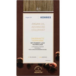 Argan Oil Dauerhafte Haarfarbe, Hellblond Asch 8.1 - 1 Stk