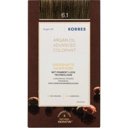 Argan Oil Dauerhafte Haarfarbe, Dunkelblond Asch 6.1 - 1 Stk
