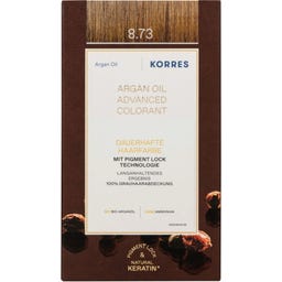 Argan Oil Dauerhafte Haarfarbe, Golden Caramel 8.73 - 1 Stk