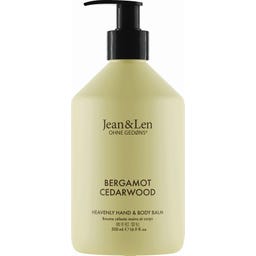 Jean&Len Hand- & Bodybalm Bergamot Cedarwood - 500 ml