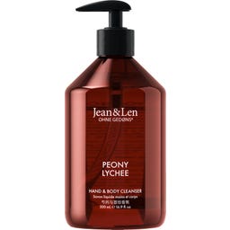 Jean&Len Hand & Body Cleanser Peony/Lychee - 500 ml