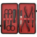 Incase 8-Piece Black & Red Frame Manicure Case - 1 pc