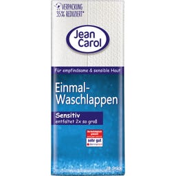 Jean Carol Einmal-Waschlappen, Sensitiv, 28 Stück - 28 Stück