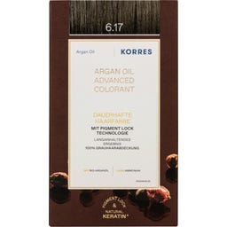 Argan Oil Dauerhafte Haarfarbe, Dunkelblond Beige 6.17 - 1 Stk