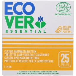 Ecover Essential Spülmaschinen-Tabs Zitrone - 25 Stück
