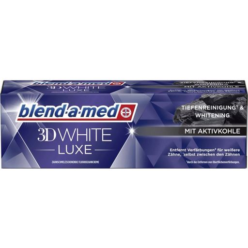 blend-a-med 3D White Luxe Zahncreme mit Aktivkohle - 75 ml