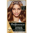 L'Oréal Préférence Permanente Coloração Permanente, Loiro Dourado Claro — 5.3 - 1 ud.