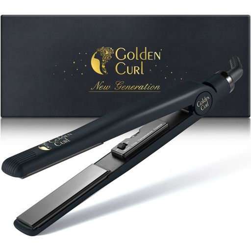 Golden Curl IL Nero Black Titanium-Like Straightener