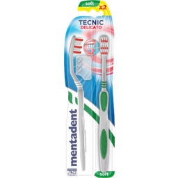 Mentadent Zahnbürste Tecnic Duo soft - 2 Stück