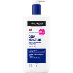Deep Moisture sofort einziehende Bodylotion - 400 ml