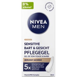NIVEA MEN Sensitive Bart & Gesicht Pflege-Gel - 50 ml