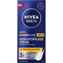 NIVEA MEN HydroCare Gesichtspflege Creme LSF15 - 75 ml