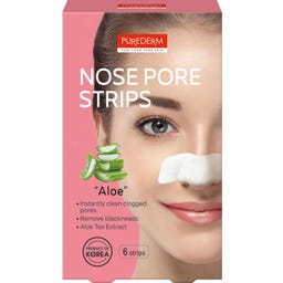 Purederm Nose Pore Strips Aloe - 6 Stück