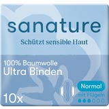 100% Baumwolle Ultra Binden Normal mit Fl&uuml;geln