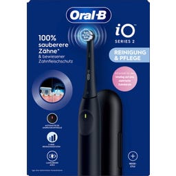 Elektrische Zahnbürste iO2 Night Black mit Reiseetui - 1 Stk
