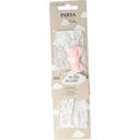 PARSA Beauty Baby White Lace Headband with Pink Bow - 1 pc