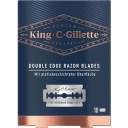 Lâminas King C. Gillette para máquinas de barbear série 10