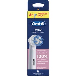 Oral-B Aufsteckbürste Pro Sensitive Clean - 6 Stück