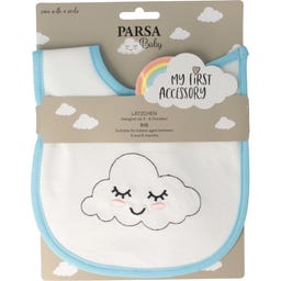 PARSA Beauty Babylatz weiß mit blauer Bordüre - 1 Stk