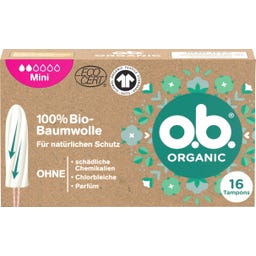 o.b. Tampons Organic Mini - 16 Stück