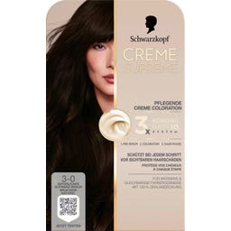 Creme Supreme 3-0 Natürliches Schwarz-Braun - 182 ml