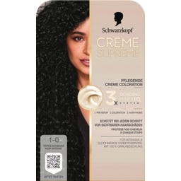 Schwarzkopf Creme Supreme 1-0 Tiefes Schwarz - 182 ml