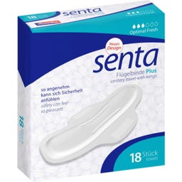 Senta Flügelbinde Plus - 18 Stück