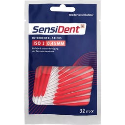 Sticks Zahnzwischenraum Interdental ISO 2 0,45 mm - 32 Stück