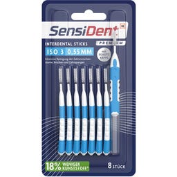 SensiDent Interdental Sticks Premium 0,55mm ISO 3 - 8 Stück