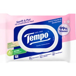 Tempo feuchte Toilettentücher Sanft & Pur - 42 Stück