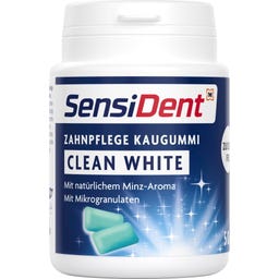 SensiDent Zahnpflege Kaugummi Clean White - 50 Stück