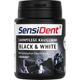 Kaugummi Zuckerfrei Zahnpflege Black & White - 50 Stück