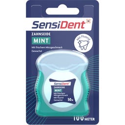 SensiDent Zahnseide Gewachst Minzgeschmack - 100 m