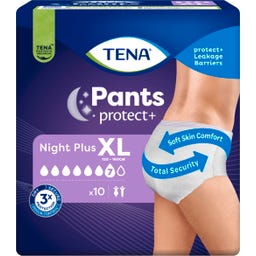 Tena Pants Plus Night XL - 10 Stück