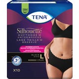 Silhouette H&uuml;fthohe Unterw&auml;sche Plus Schwarz