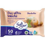 Feuchtes Toilettenpapier Das Ultra Weiche Sheabutter 50 St&uuml;ck