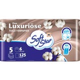 Toilettenpapier Das Luxuri&ouml;se 5-lagig 6x125 Blatt