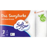 K&uuml;chent&uuml;cher Das Saugstarke 3-lagig 4x64 St&uuml;ck