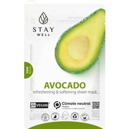 Stay Well Vegan sheet mask - AVOCADO - 1 Stk