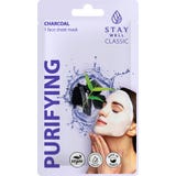 Stay Well Classic sheet mask - CHARCOAL Purifying