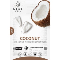Stay Well Vegan sheet mask - COCONUT - 1 Stk