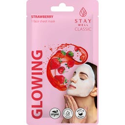 Stay Well Classic sheet mask - STRAWBERRY Glowing - 22 g