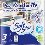 K&uuml;chent&uuml;cher Das Kraftvolle Premium 3-lagig 2x75 St&uuml;ck