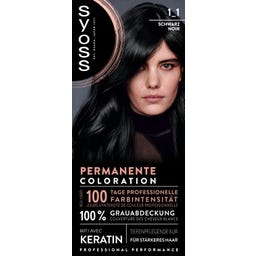 syoss Permanente Coloration - Schwarz - 1_1