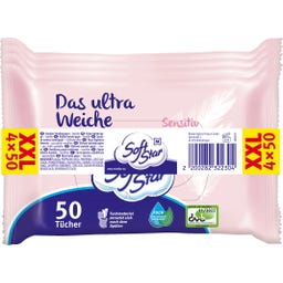 Feuchtes Toilettenpapier Das Ultra Weiche Sensitive 4x50 Stück - 200 Stück