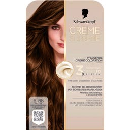 Schwarzkopf Creme Supreme 6-68 Helles Karamellbraun - 182 ml