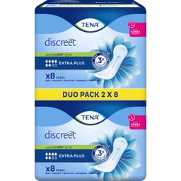discreet extra Plus Inkontinenzeinlagen Duopack - 16 Stück